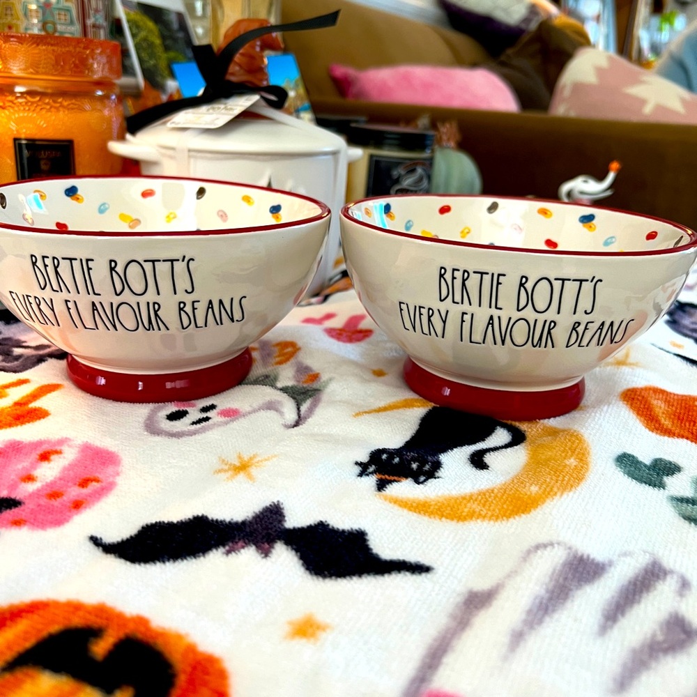Rae Dunn BERTIE BOTT'S EVERY FLAVOUR BEANS bowls